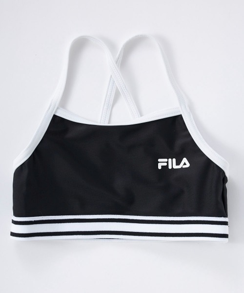 FILA(フィラ)の「タイダイ柄Tシャツ付き 3点セット水着(水着・キッズ・ブルー/パープル/ブラック・110/120)」の8枚目の写真