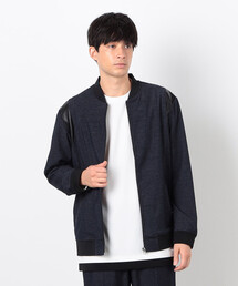 【セットアップ対応】デニムライクジャージ テディブルゾン