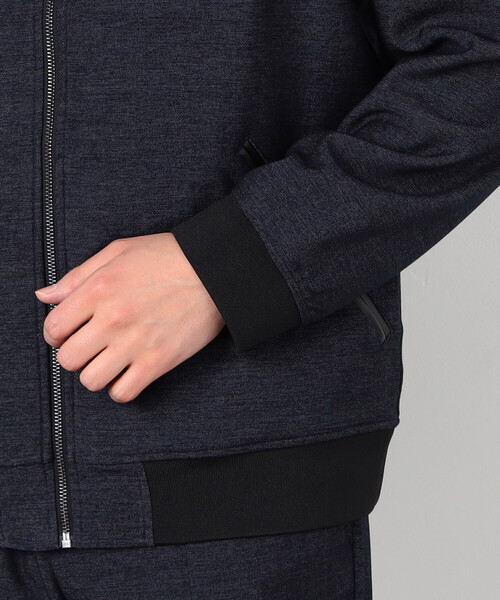 COMME CA ISM（コムサイズム）の「【セットアップ対応】デニムライクジャージ テディブルゾン（ブルゾン・メンズ・ブラック/ネイビー・MEDIUM/LARGE）」の15枚目の写真