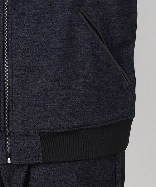 COMME CA ISM（コムサイズム）の「【セットアップ対応】デニムライクジャージ テディブルゾン（ブルゾン・メンズ・ブラック/ネイビー・MEDIUM/LARGE）」の17枚目の写真