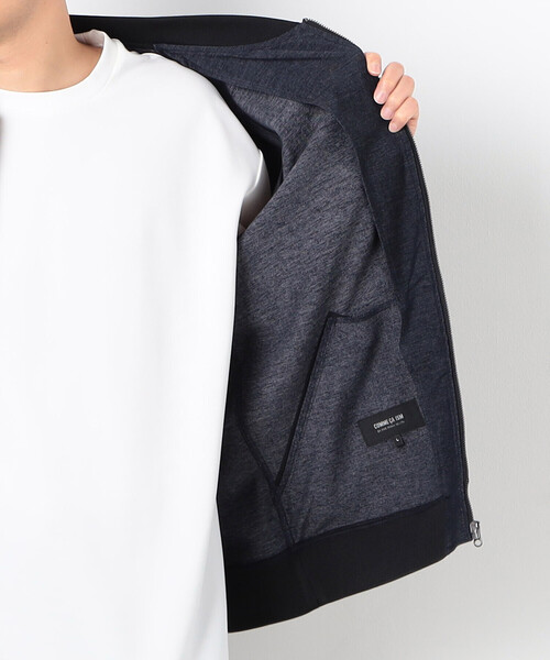 COMME CA ISM（コムサイズム）の「【セットアップ対応】デニムライクジャージ テディブルゾン（ブルゾン・メンズ・ブラック/ネイビー・MEDIUM/LARGE）」の18枚目の写真