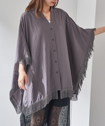 MAISON BREEZE（メゾンブリーズ）の「【MAISON BREEZE】フリンジスクエアワイドシャツ trc（シャツ/ブラウス）」