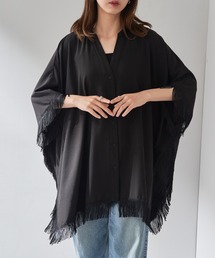 MAISON BREEZE（メゾンブリーズ）の「【MAISON BREEZE】フリンジスクエアワイドシャツ trc（シャツ/ブラウス）」