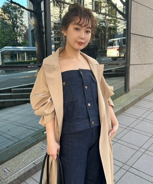 styling/(スタイリング)の「【セットアップ対応】【styling/×LEE】デニムビスチェ(その他トップス・レディース・インディゴブルー/ホワイト/ブルー・FREE)」の2枚目の写真