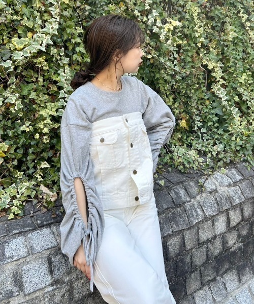 styling/(スタイリング)の「【セットアップ対応】【styling/×LEE】デニムビスチェ(その他トップス・レディース・インディゴブルー/ホワイト/ブルー・FREE)」の18枚目の写真