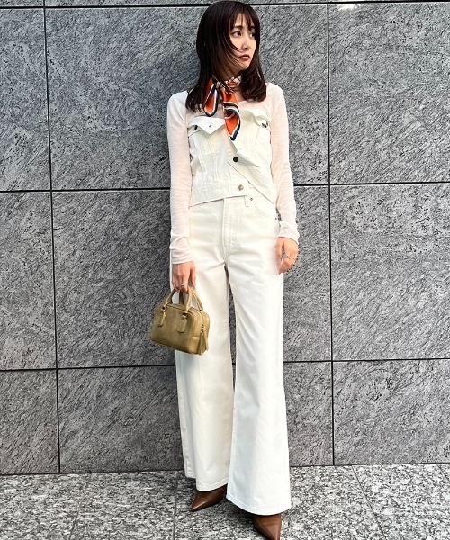 styling/(スタイリング)の「【セットアップ対応】【styling/×LEE】デニムビスチェ(その他トップス・レディース・インディゴブルー/ホワイト/ブルー・FREE)」の13枚目の写真