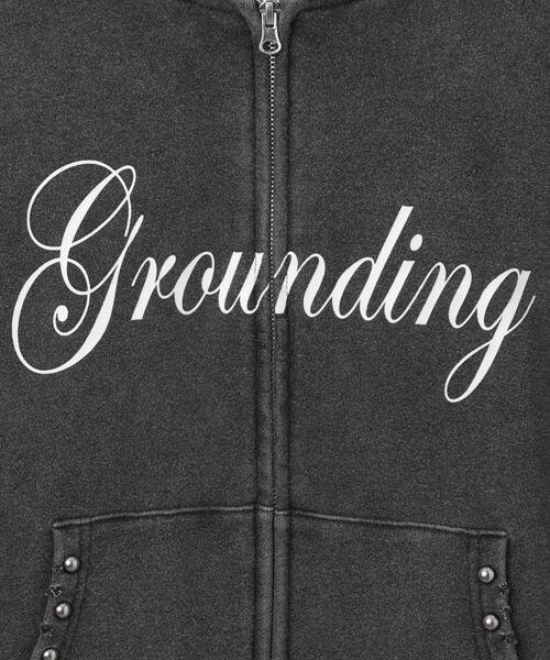 WEGO（ウィゴー）の「WEGO/ヴィンテージライクスタッズジップパーカー（パーカー・レディース・ブラウン/ブラック・FREE）」の21枚目の写真