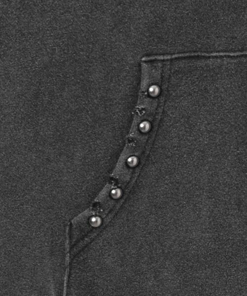 WEGO（ウィゴー）の「WEGO/ヴィンテージライクスタッズジップパーカー（パーカー・レディース・ブラウン/ブラック・FREE）」の22枚目の写真