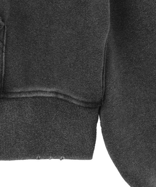 WEGO（ウィゴー）の「WEGO/ヴィンテージライクスタッズジップパーカー（パーカー・レディース・ブラウン/ブラック・FREE）」の15枚目の写真