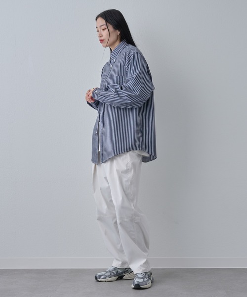 COLONY 2139（コロニートゥーワンスリーナイン）の「ジャガードストライプボタンダウンシャツ（シャツ/ブラウス・メンズ・サックスブルー/ネイビー/ホワイト・MEDIUM/LARGE）」の20枚目の写真