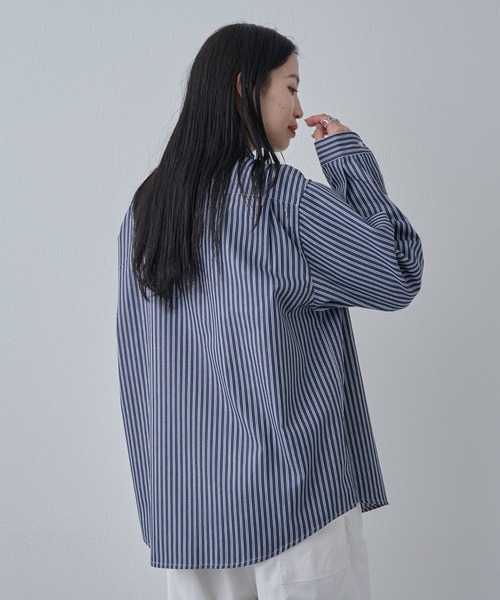 COLONY 2139（コロニートゥーワンスリーナイン）の「ジャガードストライプボタンダウンシャツ（シャツ/ブラウス・メンズ・サックスブルー/ネイビー/ホワイト・MEDIUM/LARGE）」の10枚目の写真