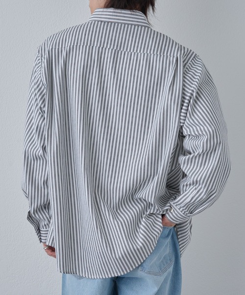 COLONY 2139（コロニートゥーワンスリーナイン）の「ジャガードストライプボタンダウンシャツ（シャツ/ブラウス・メンズ・サックスブルー/ネイビー/ホワイト・MEDIUM/LARGE）」の13枚目の写真