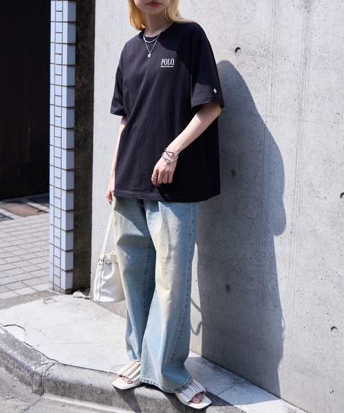 POLO BCS（ポロ ビーシーエス）の「【POLO BCS】ZOZO限定商品 One point POLO print tee ワンポイントクラシカルポロTee ユニセックスサイズ展開（Tシャツ/カットソー・レディース・ピンク/ネイビー/ブラック/ホワイト/ホワイト系その他2/グリーン/ブラック系その他2・XL/L/M/S/XS）」の18枚目の写真