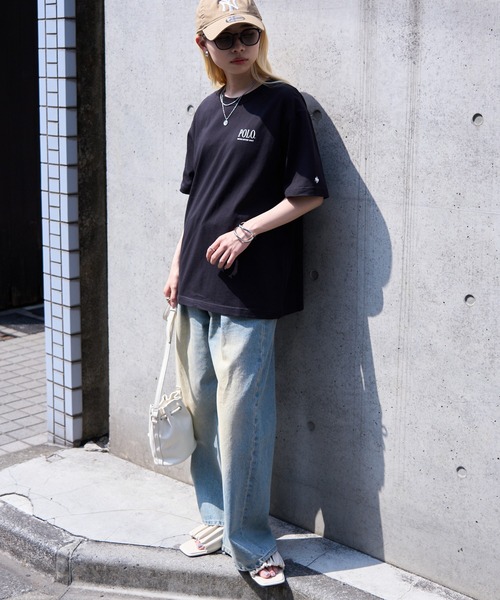 POLO BCS（ポロ ビーシーエス）の「【POLO BCS】ZOZO限定商品 One point POLO print tee ワンポイントクラシカルポロTee ユニセックスサイズ展開（Tシャツ/カットソー・レディース・ピンク/ネイビー/ブラック/ホワイト/ホワイト系その他2/グリーン/ブラック系その他2・XL/L/M/S/XS）」の17枚目の写真