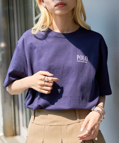 POLO BCS（ポロ ビーシーエス）の「【POLO BCS】ZOZO限定商品 One point POLO print tee ワンポイントクラシカルポロTee ユニセックスサイズ展開（Tシャツ/カットソー・レディース・ピンク/ネイビー/ブラック/ホワイト/ホワイト系その他2/グリーン/ブラック系その他2・XL/L/M/S/XS）」の14枚目の写真