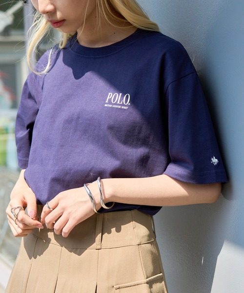 POLO BCS（ポロ ビーシーエス）の「【POLO BCS】ZOZO限定商品 One point POLO print tee ワンポイントクラシカルポロTee ユニセックスサイズ展開（Tシャツ/カットソー・レディース・ピンク/ネイビー/ブラック/ホワイト/ホワイト系その他2/グリーン/ブラック系その他2・XL/L/M/S/XS）」の16枚目の写真