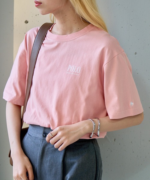 POLO BCS（ポロ ビーシーエス）の「【POLO BCS】ZOZO限定商品 One point POLO print tee ワンポイントクラシカルポロTee ユニセックスサイズ展開（Tシャツ/カットソー・レディース・ピンク/ネイビー/ブラック/ホワイト/ホワイト系その他2/グリーン/ブラック系その他2・XL/L/M/S/XS）」の10枚目の写真
