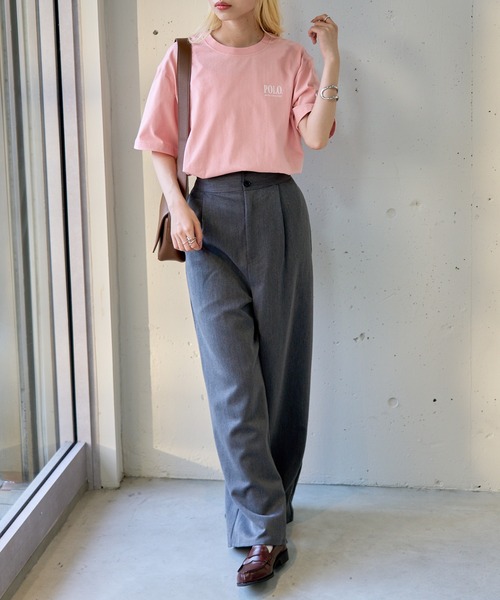 POLO BCS（ポロ ビーシーエス）の「【POLO BCS】ZOZO限定商品 One point POLO print tee ワンポイントクラシカルポロTee ユニセックスサイズ展開（Tシャツ/カットソー・レディース・ピンク/ネイビー/ブラック/ホワイト/ホワイト系その他2/グリーン/ブラック系その他2・XL/L/M/S/XS）」の9枚目の写真