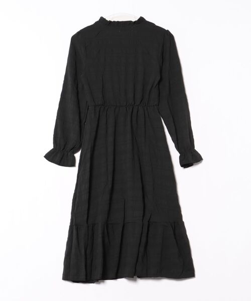 urge:(アージコロン )の「【URGE:】ワッシャー ティアード パール風ボタン 長袖 ミモレ丈 ワンピース(ワンピース・レディース・ホワイト/ブラック/レッド・SMALL/MEDIUM/LARGE/X-LARGE)」の13枚目の写真