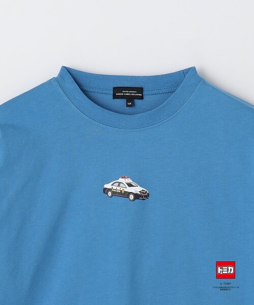 green label relaxing（グリーンレーベルリラクシング）の「【別注】＜TOMICA＞レイヤード ロングスリーブ Tシャツ / キッズ  100cm-120cm（Tシャツ/カットソー・キッズ・ターコイズブルー/イエロー/ケリーグリーン・100cm/120cm/110cm）」の5枚目の写真