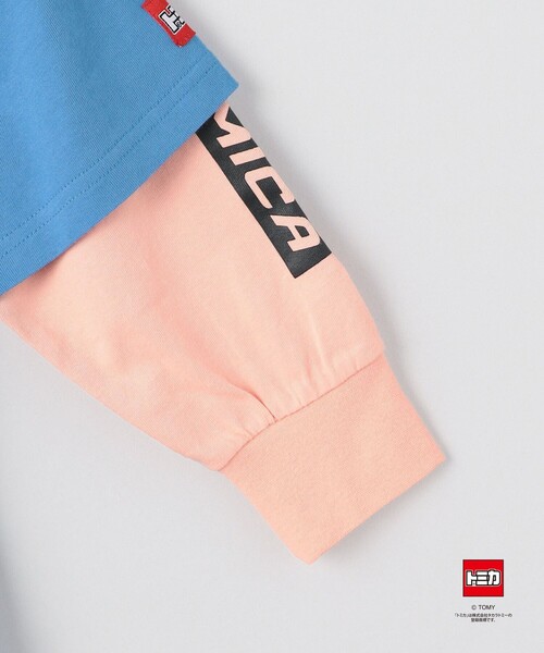green label relaxing（グリーンレーベルリラクシング）の「【別注】＜TOMICA＞レイヤード ロングスリーブ Tシャツ / キッズ  100cm-120cm（Tシャツ/カットソー・キッズ・ターコイズブルー/イエロー/ケリーグリーン・100cm/120cm/110cm）」の6枚目の写真