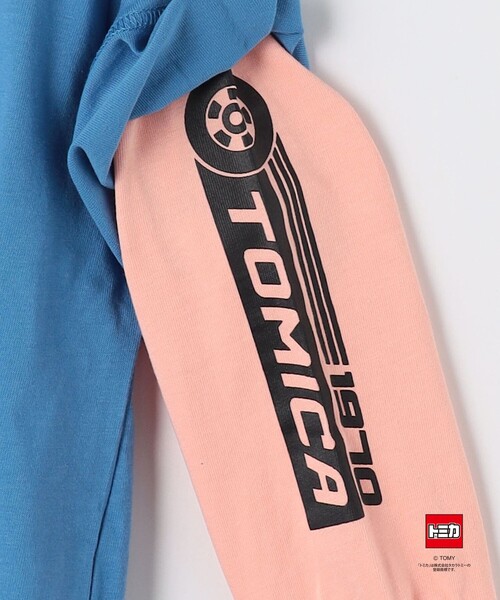 green label relaxing（グリーンレーベルリラクシング）の「【別注】＜TOMICA＞レイヤード ロングスリーブ Tシャツ / キッズ  100cm-120cm（Tシャツ/カットソー・キッズ・ターコイズブルー/イエロー/ケリーグリーン・100cm/120cm/110cm）」の7枚目の写真