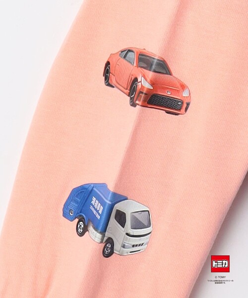 green label relaxing（グリーンレーベルリラクシング）の「【別注】＜TOMICA＞レイヤード ロングスリーブ Tシャツ / キッズ  100cm-120cm（Tシャツ/カットソー・キッズ・ターコイズブルー/イエロー/ケリーグリーン・100cm/120cm/110cm）」の8枚目の写真