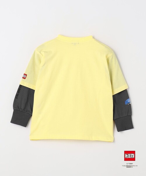 green label relaxing（グリーンレーベルリラクシング）の「【別注】＜TOMICA＞レイヤード ロングスリーブ Tシャツ / キッズ  100cm-120cm（Tシャツ/カットソー・キッズ・ターコイズブルー/イエロー/ケリーグリーン・100cm/120cm/110cm）」の13枚目の写真