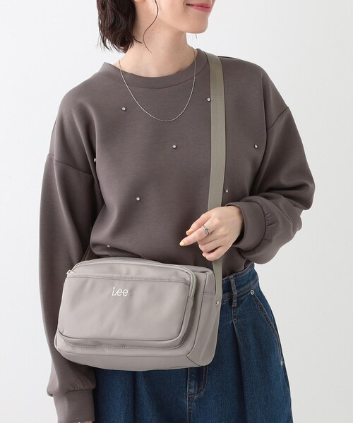 Lee(リー)の「【Lee別注】ポケットショルダーバッグ(ショルダーバッグ・レディース・グレー/イエロー/ブラック/ナチュラル・00)」の6枚目の写真