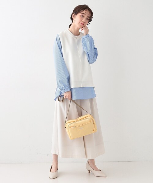 Lee(リー)の「【Lee別注】ポケットショルダーバッグ(ショルダーバッグ・レディース・グレー/イエロー/ブラック/ナチュラル・00)」の11枚目の写真