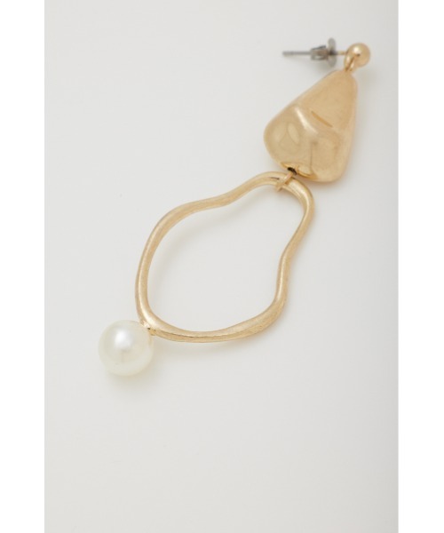 RODEO CROWNS WIDE BOWL（ロデオクラウンズワイドボウル）の「ティアドロップ フープミックスピアス（ピアス（両耳用）・レディース・シルバー/ゴールド・FREE）」の5枚目の写真