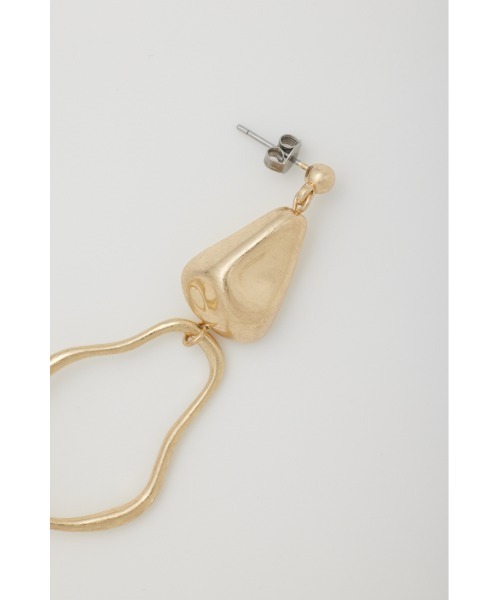 RODEO CROWNS WIDE BOWL（ロデオクラウンズワイドボウル）の「ティアドロップ フープミックスピアス（ピアス（両耳用）・レディース・シルバー/ゴールド・FREE）」の6枚目の写真