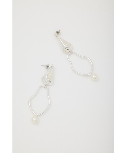 RODEO CROWNS WIDE BOWL（ロデオクラウンズワイドボウル）の「ティアドロップ フープミックスピアス（ピアス（両耳用）・レディース・シルバー/ゴールド・FREE）」の10枚目の写真