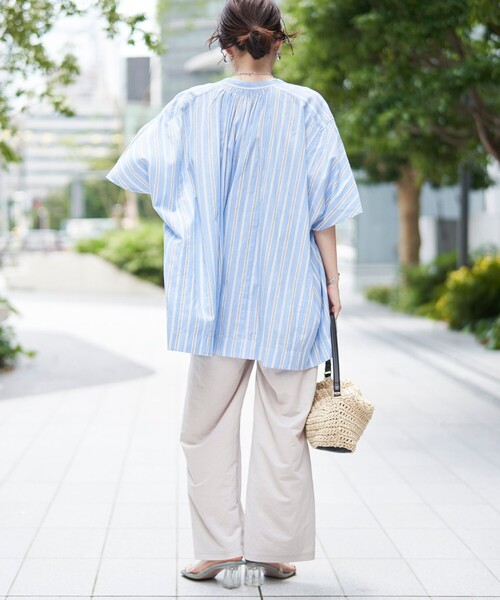セール】MARKET（マーケット）スモッキング チュニック ブラウス