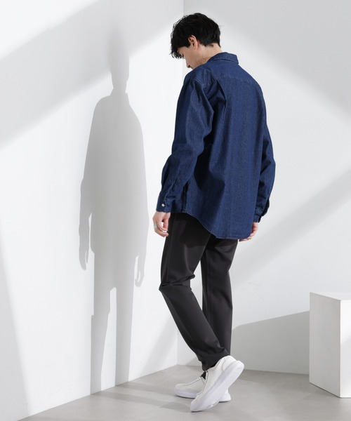 NANO universe(ナノユニバース)の「5P テーパードパンツ(その他パンツ・メンズ・ブラック/ライトベージュ/チャコール・S/M/L/XL)」の22枚目の写真