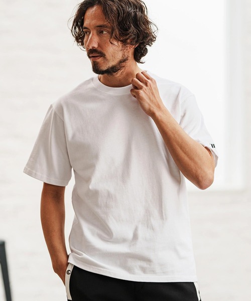 felkod（フィルコッド）の「mt9509- Super Heavy Weight Tee Tシャツ（Tシャツ/カットソー・メンズ・ホワイト/ブラック/ホワイト×ピンク・L/M/S/XL）」の2枚目の写真