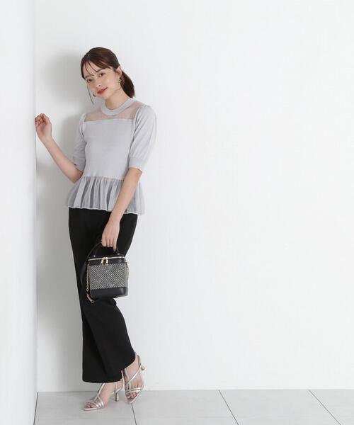 PROPORTION BODY DRESSING（プロポーションボディドレッシング）の「スリット入りフレアパンツ / 1215130305（その他パンツ・レディース・ベージュ/ブラック・SMALL/MEDIUM）」の13枚目の写真