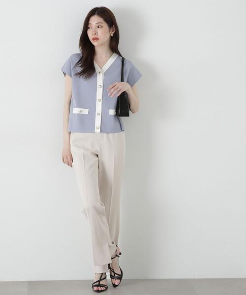 PROPORTION BODY DRESSING（プロポーションボディドレッシング）の「スリット入りフレアパンツ / 1215130305（その他パンツ・レディース・ベージュ/ブラック・SMALL/MEDIUM）」の17枚目の写真