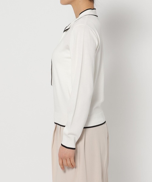 FOUND GOOD（ファウンドグッド）の「14Gキレイナボウタイニット（ニット/セーター・レディース・ホワイト系5/ネイビー/ブラック・L/M/S）」の15枚目の写真