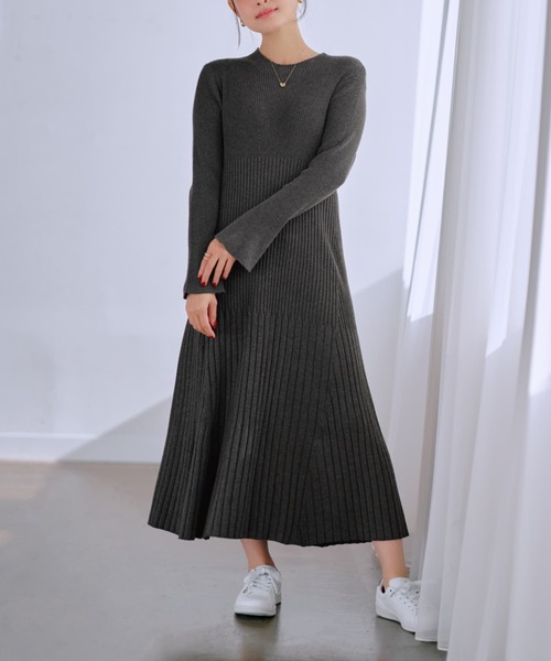 PUTUMAYO グレー ワンピース 1006A24H0020_x_a001.jpg