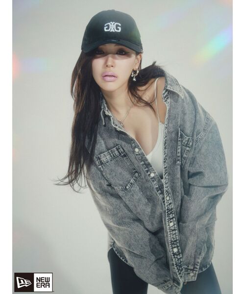 NEW ERA（ニューエラ）の「GYDA×NEWERA SymmetryGYDA CAP（キャップ・レディース・オフホワイト/ブラック・FREE）」の4枚目の写真