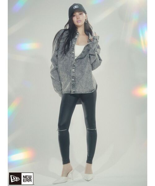 NEW ERA（ニューエラ）の「GYDA×NEWERA SymmetryGYDA CAP（キャップ・レディース・オフホワイト/ブラック・FREE）」の5枚目の写真