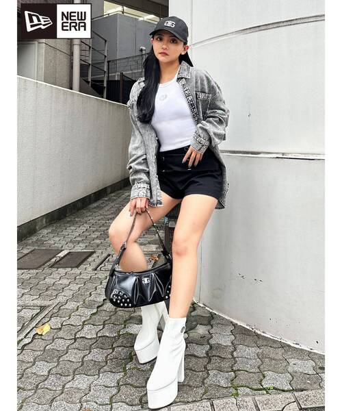 NEW ERA（ニューエラ）の「GYDA×NEWERA SymmetryGYDA CAP（キャップ・レディース・オフホワイト/ブラック・FREE）」の17枚目の写真