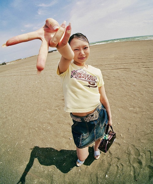 X-girl（エックスガール）の「X-girl x PIKO HAND BAG（ハンドバッグ・レディース・ブラック/ブラウン・ONE SIZE）」の6枚目の写真