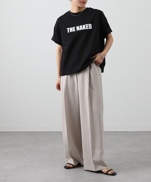 COLONY 2139(コロニートゥーワンスリーナイン)の「THE NAKED Tシャツ(Tシャツ/カットソー・レディース・ブラック/サックスブルー/チャコールグレー/ホワイト/ピンク/ブルー・FREE)」の8枚目の写真