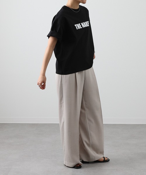 COLONY 2139(コロニートゥーワンスリーナイン)の「THE NAKED Tシャツ(Tシャツ/カットソー・レディース・ブラック/サックスブルー/チャコールグレー/ホワイト/ピンク/ブルー・FREE)」の9枚目の写真