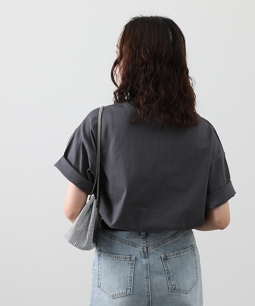 COLONY 2139(コロニートゥーワンスリーナイン)の「THE NAKED Tシャツ(Tシャツ/カットソー・レディース・ブラック/サックスブルー/チャコールグレー/ホワイト/ピンク/ブルー・FREE)」の12枚目の写真