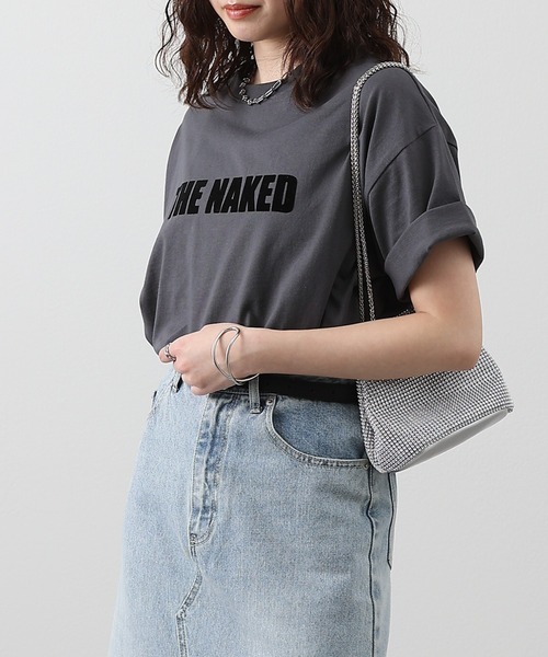 COLONY 2139(コロニートゥーワンスリーナイン)の「THE NAKED Tシャツ(Tシャツ/カットソー・レディース・ブラック/サックスブルー/チャコールグレー/ホワイト/ピンク/ブルー・FREE)」の13枚目の写真