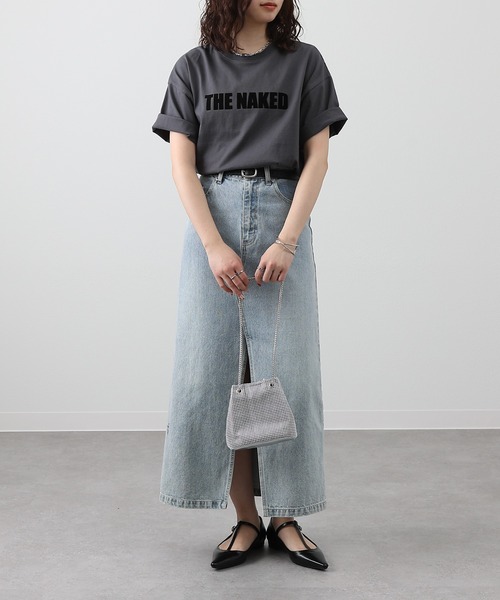 COLONY 2139(コロニートゥーワンスリーナイン)の「THE NAKED Tシャツ(Tシャツ/カットソー・レディース・ブラック/サックスブルー/チャコールグレー/ホワイト/ピンク/ブルー・FREE)」の14枚目の写真