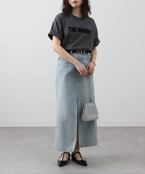 COLONY 2139(コロニートゥーワンスリーナイン)の「THE NAKED Tシャツ(Tシャツ/カットソー・レディース・ブラック/サックスブルー/チャコールグレー/ホワイト/ピンク/ブルー・FREE)」の15枚目の写真